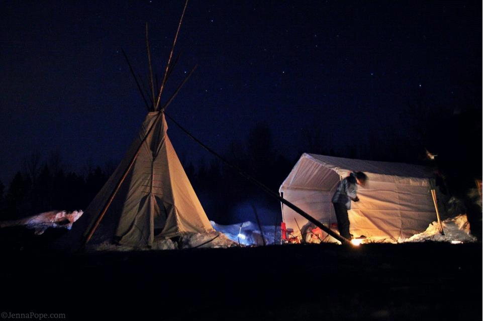 Starry Night at Enbridge Encampment / Photo by Jenna Pope