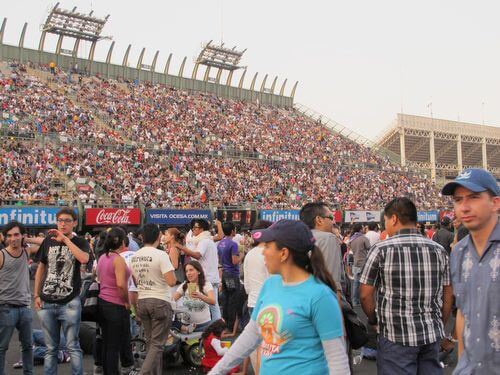 Mexico City's massive Foro Sol was filled to capacity with the daylong Wirikuta Fest.