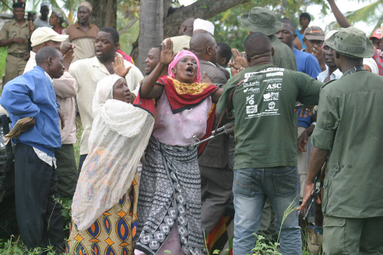 eviction attempt, Uvinje village, north of Dar es Salaam, in Tanzania