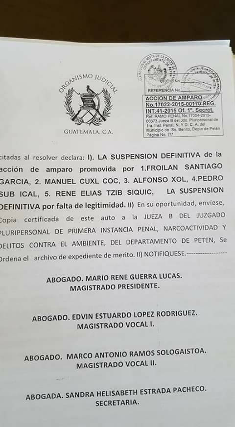 Document Photo: Prensa Comunitaria, 2015
