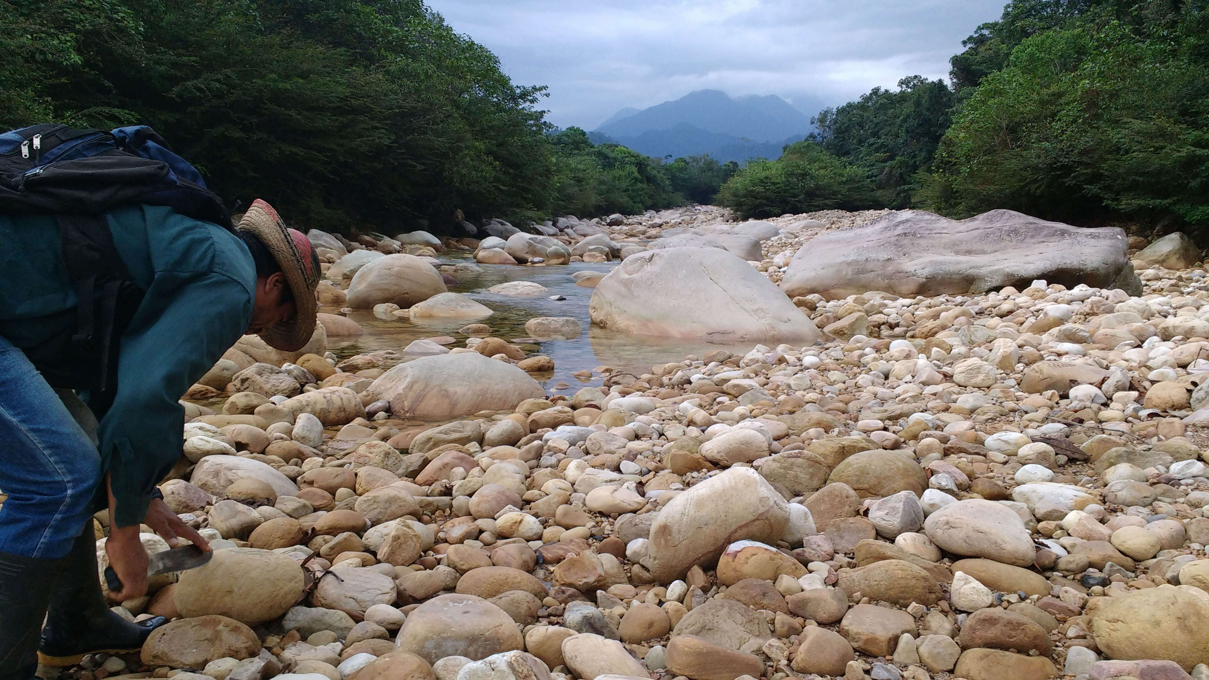 A dry river on the U'wa resguardo. Photo: Jake Ling
